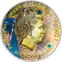 1 Unze Silber Götter des Olymps Hera 2022 (Auflage: 100 | teilvergoldet | coloriert)
