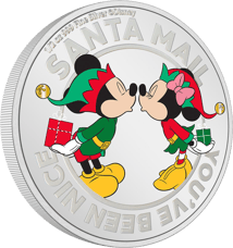 1/2 Unze Silber Disney Weihnachtsmünze 2022 PP (Auflage: 2.022)