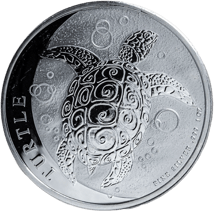1 Unze Silber Hawksbill Schildkröte 2020