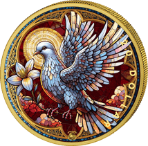 1 Unze Silber Erzengel Michael 2025 (Auflage: 100 | teilvergoldet)