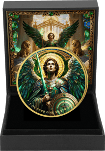 1 Unze Silber Erzengel Raphael 2025 (Auflage: 100 | vergoldet)