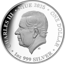 1 Unze Silber Flamingo 2025 (Auflage: 600 | Rosegold | Polierte Platte)