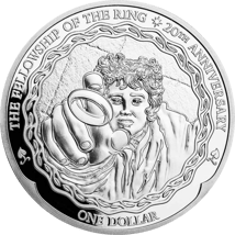1 Unze Silber Herr der Ringe 20 Jahre Frodo 2021 (Auflage: 10.000)