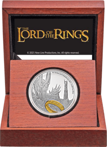 1 Unze Silber Herr der Ringe Sauron 2021 (Auflage: 3.000 | Polierte Platte)
