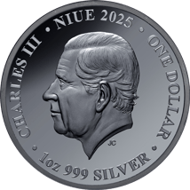 1 Unze Silber Honigbiene 2025 (Auflage: 750 | teilvergoldet | Black Proof)