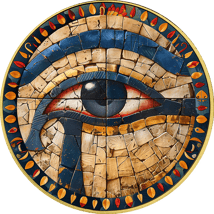 1 Unze Auge des Horus 2024 (Auflage: 50 | coloriert | teilvergoldet)