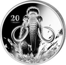 1 Unze Silber Ice Age Mammut 2025 (Auflage: 1.000 | Polierte Platte)