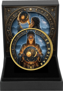 1 Unze Silber Himmelsscheibe von Nebra 2025 (Auflage: 100 | teilvergoldet)