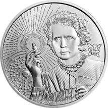 1 Unze Silber Inspirierende Ikonen Marie Curie 2023 (Auflage: 10.000)