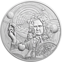 1 Unze Silber Inspirierende Ikonen Sir Isaak Newton 2022 (Auflage: 10.000)