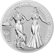 1 Unze Silber Italia und Germania 2020 (Auflage: 25.000)