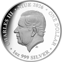 1 Unze Silber Jahr des Pferdes 2026 (Auflage: 888 | Polierte Platte)