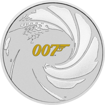 1 Unze Silber James Bond 007 2021 (Auflage: 20.000 | coloriert)