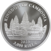 1 Unze Silber Kambodscha Lost Tigers 2023 (Auflage: 2.000 | coloriert)