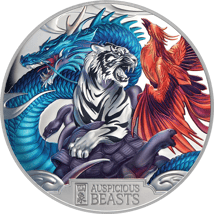 5 Unze Silber Glücksverheißende Kreaturen 2025 (Auflage: 388 | Polierte Platte)