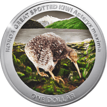 1 Unze Silber Kiwi 2024 PP (Auflage: 2.500 | coloriert | Polierte Platte)