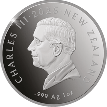 1 Unze Silber Kiwi 2025 (Auflage: 2.500 | Polierte Platte)