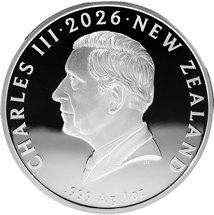 1 Unze Silber Kiwi 2026 (Auflage: 2.500 | Polierte Platte)