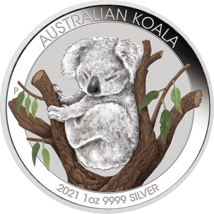 1 Unze Silber Koala 2021 (Auflage 1.500 | coloriert)