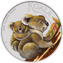 1 Unze Silber Koala 2023 Perth Stamp & Coin Show Special (Auflage 2.000 | coloriert)