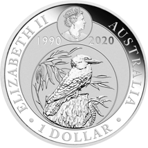 1 Unze Silber Kookaburra 2020