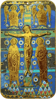 1 Unze Silber Kreuzigung von Jesus 2014 (Auflage: 999 | coloriert | gildet)