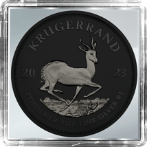 1 Unze Silber Krügerrand 2023 Ruthenium-Black Edition (Auflage: 100)