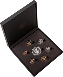 Südafrika Kursmünzenset mit 1oz Silber Honigbiene 2024 (Auflage: 750 | Polierte Platte)