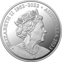 1 Unze Silber Känguru Nugget 2023 30. Jubiläum (Auflage: 5.000 | Polierte Platte | Royal Australian Mint)