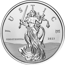 1 Unze Silber Lady Justice 2023 (Auflage: 50.000)