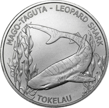 1 Unze Silber Leopard Shark 2018 (Territory of Tokelau)