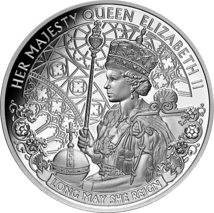 1 Unze Silber Long May She Reign 2020 PP (Auflage: 1.000 | Polierte Platte)