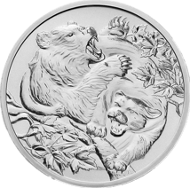 1 Unze Silber Puma gegen Bär 2022 (Auflage: 10.000)