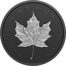 1 Unze Silber Maple Leaf 2020 (Auflage: 5.000 | Rhodium veredelt | Incuse)