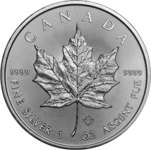 1 Unze Silber Maple Leaf 2022