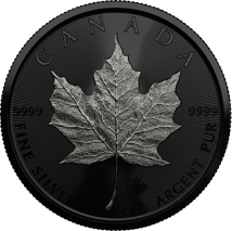 1 Unze Silber Maple Leaf 2023 Ruthenium-Black Edition (Auflage: 100)