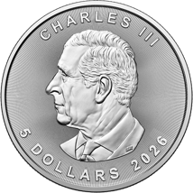 1 Unze Silber Maple Leaf 2026