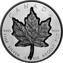 1 Unze Silber Maple Leaf Super Incuse 2023 (Auflage: 8.000 | Rhodium Veredelung| Reverse Proof)