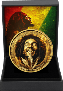 1 Unze Silber Bob Marley 2025 (Auflage: 100 | teilvergoldet)