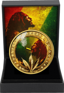 1 Unze Silber Bob Marley 2025 (Auflage: 100 | teilvergoldet)
