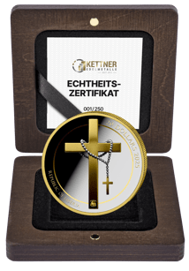 1 Unze Silber Maria Mutter Gottes (Auflage: 250 | teilvergoldet | Polierte Platte)