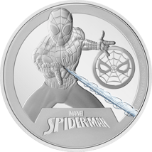 1 Unze Silber Marvel Classics Spider Man 2023 PP (Auflage: 5.000 | Polierte Platte)