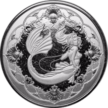 1 Unze Silber Meerjungfrau  2022 (Auflage: 15.000)