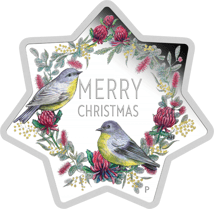 1 Unze Silber Merry Christmas 2020 PP (Auflage: 1.500 | Polierte Platte)