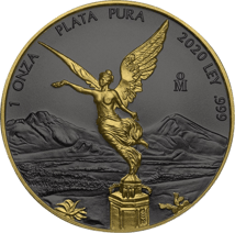 1 Unze Silber Mexiko Libertad 2020 (Auflage: 500 | teilvergoldet)