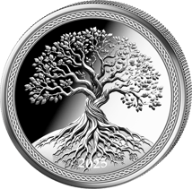 1 Unze Silber Mystischer Lebensbaum 2025 (Auflage: 5.000 | Polierte Platte)