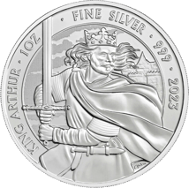 1 Unze Silber Mythen und Legenden König Arthur 2023