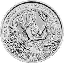 1 Unze Silber Mythen und Legenden Maid Marian 2022