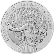 1 Unze Silber Mythen und Legenden Morgan le Fay 2024