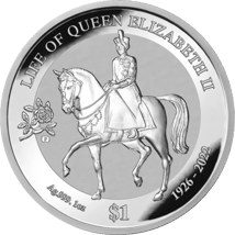 1 Unze Silber Life of Queen 2022 (Auflage: 7.500)